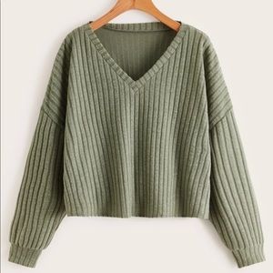 Olive Fall Sweater